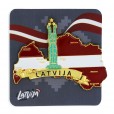 Magnēts Latvija ar Brīvības pieminekli